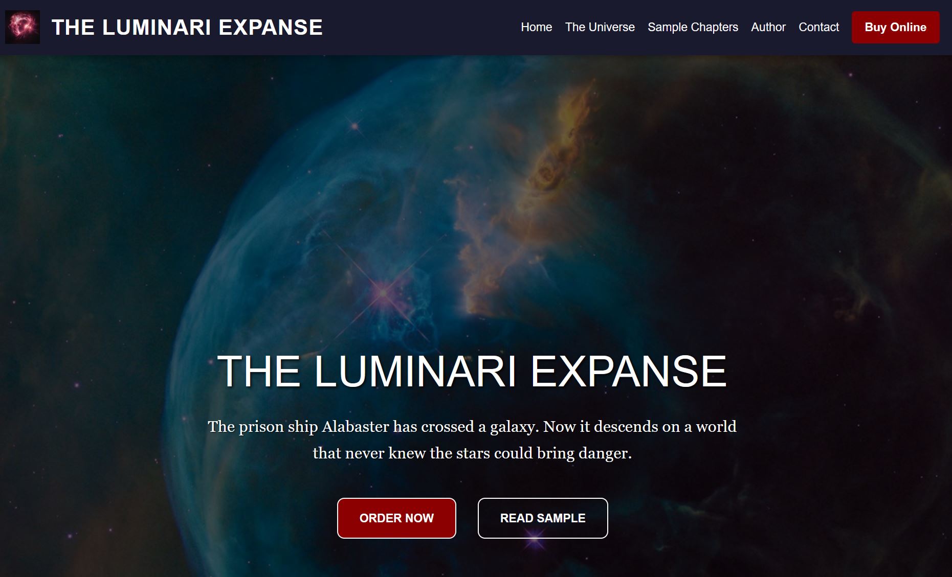 luminariexpanse.com live site